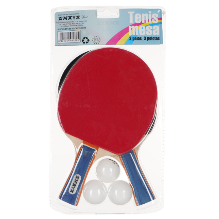 Set pentru ping-pong cu 2 palete si 3 mingi [3]