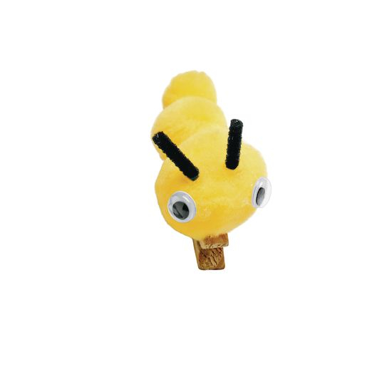 Set pom-pom - 100 de piese - galben [4]