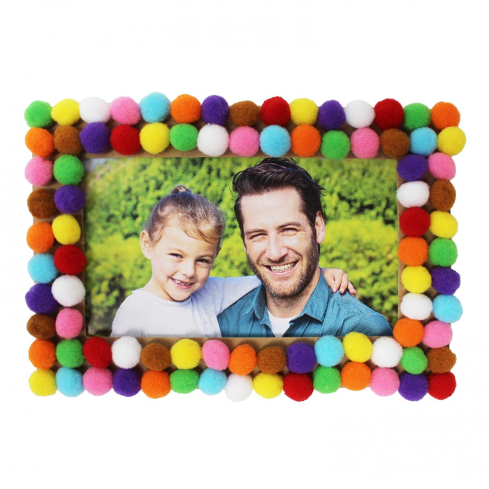 Set pom-pom multicolor, 1000 piese [3]