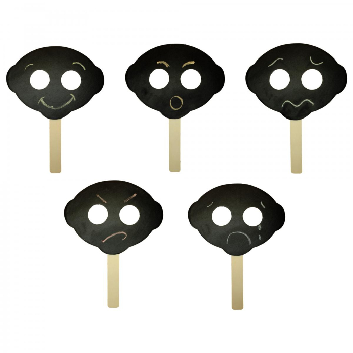 Set tablă de scris autoadezivă și 10 crete, 45 x 200 cm [4]