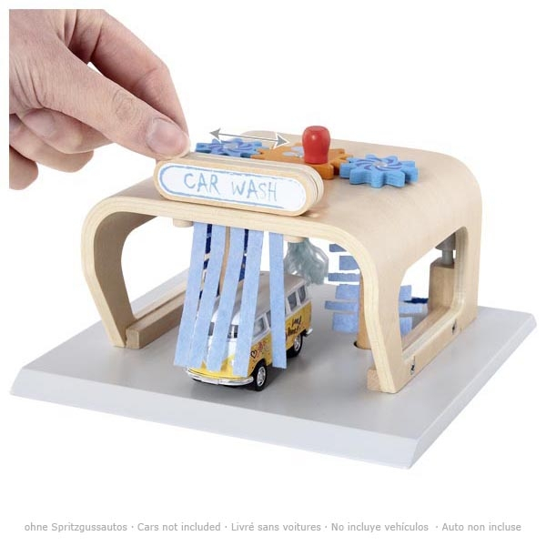 Spălătorie auto din lemn, 16 x 16 x 10 cm [2]