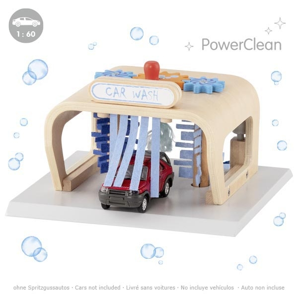 Spălătorie auto din lemn, 16 x 16 x 10 cm [4]