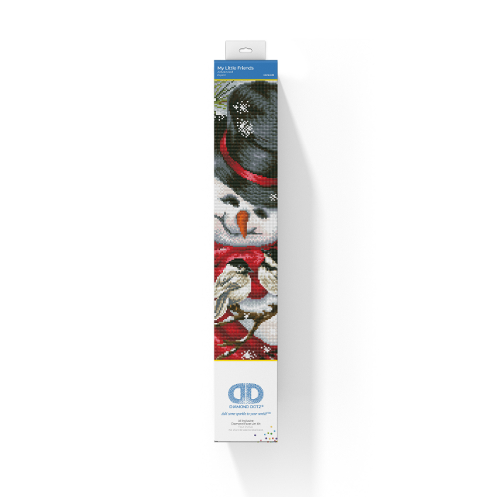 Tablou cu diamante - Prietenii omului de zăpadă, 57 x 42 cm [3]