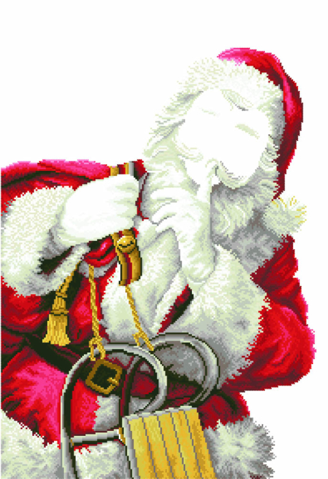 Tablou cu diamante - Secretul lui Moș Crăciun, 82 x 57 cm [2]