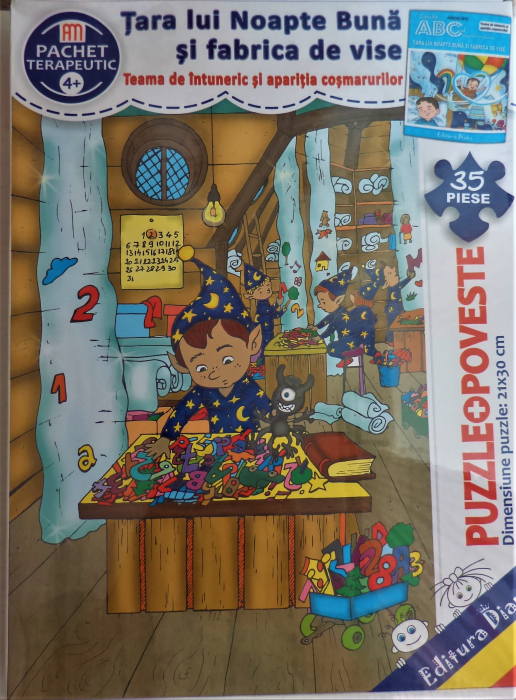 tara lui Noapte Buna si fabrica de vise -Set Puzzle + poveste terapeutica [2]