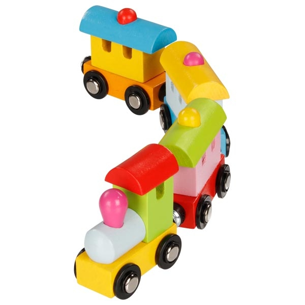 Trenulet cu locomotiva si 3 vagoane, cuplaje magnetice [2]