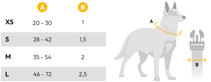Zgardă pentru câini model BOOM, mărimea S [3]