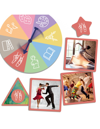 Jocuri de asociere si observare -  Joc de asociere - Descoperă diferite forme de artă