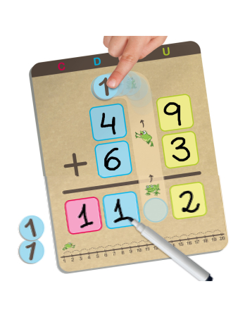 Jocuri matematice -  Joc educativ - Învățăm adunarea și scăderea 