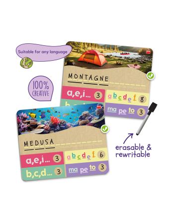 Explorarea mediului inconjurator - Spune pe litere și desparte în silabe  