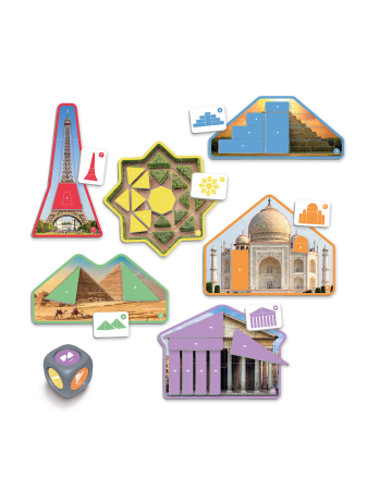 Explorarea mediului inconjurator -  Recunoaște și completează formele geometrice în arhitectură  