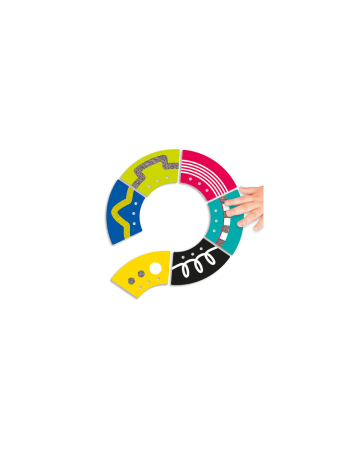 ocuri pentru stimularea senzoriala - Joc de șnururit cu 36 de carduri tactile și 10 șiretur