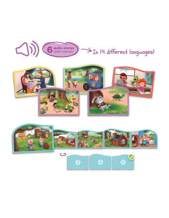 Jocuri de asociere si observare -  Ascultă şi pune în ordine povestirile