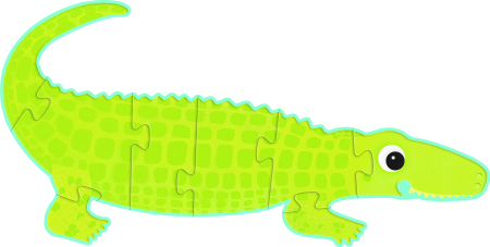 3 puzzle-uri XL - Animale cu solzi [1]