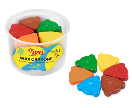 Noutăți - 30 creioane colorate cerate în formă de ursuleți