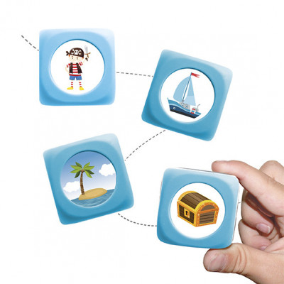 ocuri de inteligenta emotionala pentru copii - Zaruri pentru crearea poveștilor