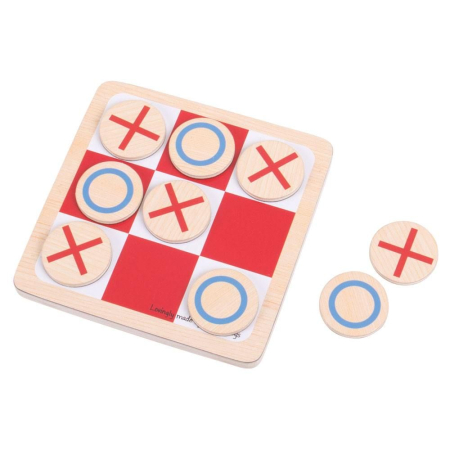 Jocuri si jucarii educative - 7011  BJ555 Joc din lemn X și O Bigjigs
