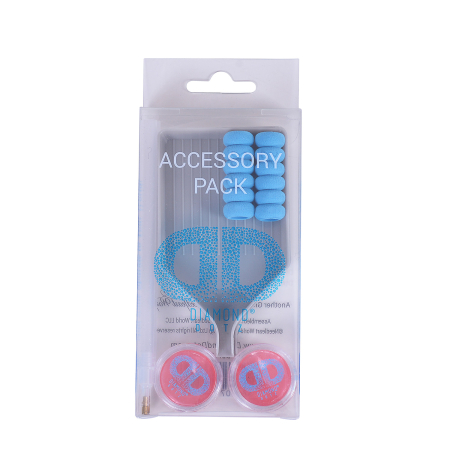 Art&Craft - Accesorii pentru pictura cu diamante -  Set pentru 2 persoane (stilou, ceară și tăviță)