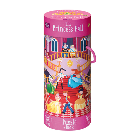 Balul prințeselor - Carte + puzzle uriaș [1]