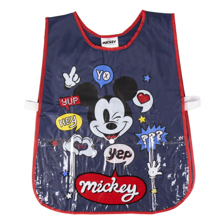 Ghiozdane si accesorii - Bavețică impermeabilă tip vestă - Mickey Mouse