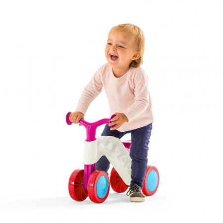 Bicicleta roz cu 4 roti si fara pedale - ItsiBitsi [1]