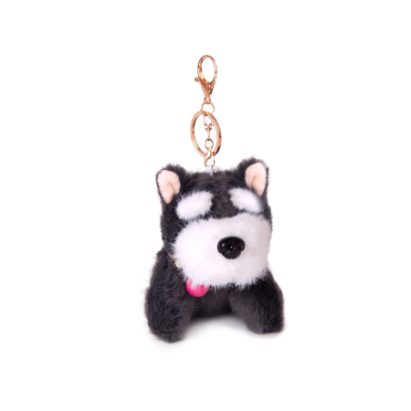 Jucarii de plus - Breloc din plus - Catelus, 11 cm