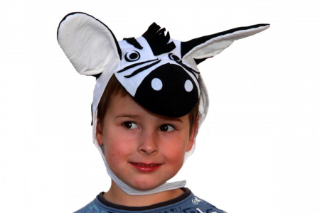 Promoții - Caciula de carnaval - Zebra