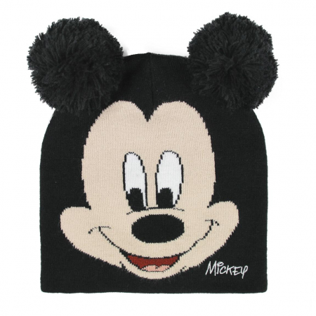 Fashion Kids - Caciulita cu pompoane - Mickey Mouse