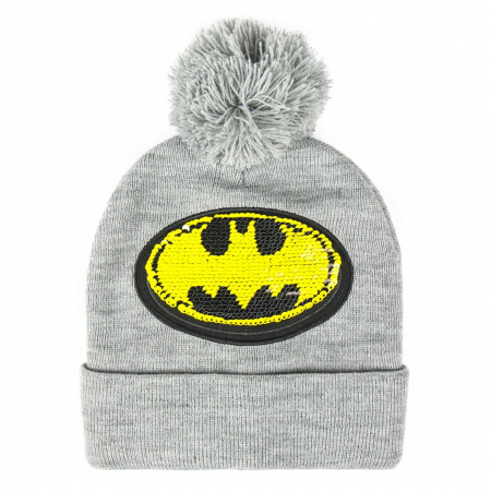 Caciulita gri cu paiete - Batman [2]