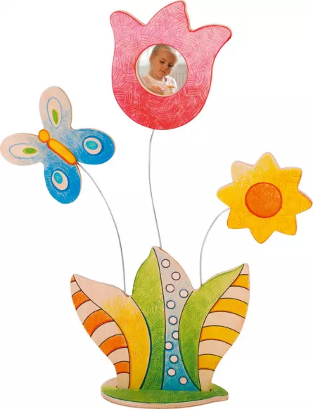 Suport pentru decor - Cadru foto pentru pictat - Floare