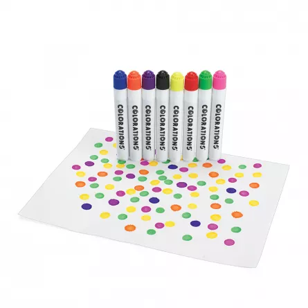 Creioane colorate si carioci - Carioci cu vârf gros - 24 buc