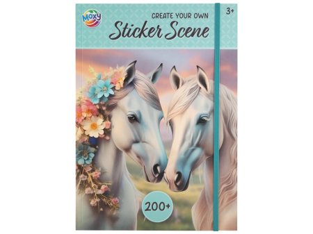 Art&Craft - Carte A4 cu stickere - Cai