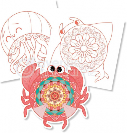 Carte de colorat cu mandale 3D [1]