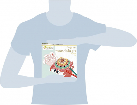 Carte de colorat cu mandale 3D [3]