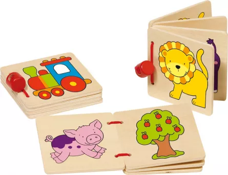Carti si mape - Carte din lemn - Primele mele imagini