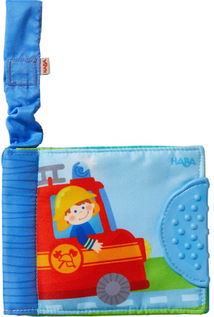 Papusi si accesorii - Carticica pentru bebelusi - Meserii cu accesoriu pentru dentitie
