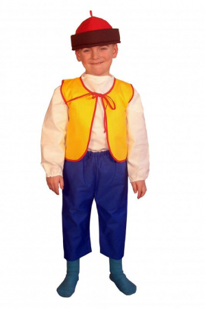 Promoții - Costum cu basca, vesta, bluza si pantaloni