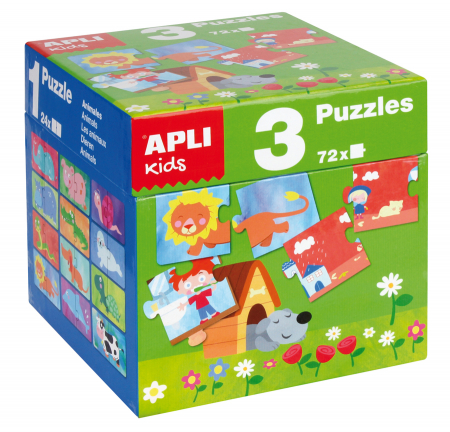 Cub cu 3 puzzle-uri diferite [2]