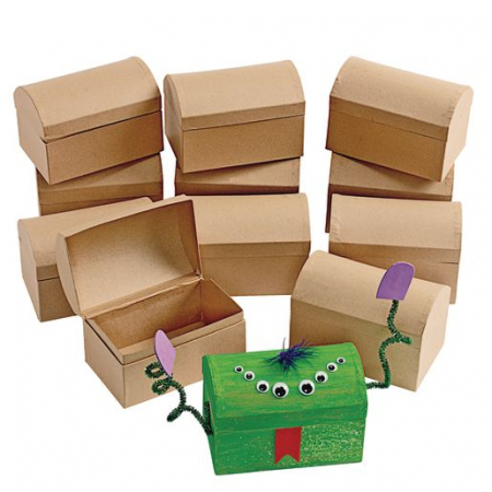 Cufăr din carton pentru decorare [2]