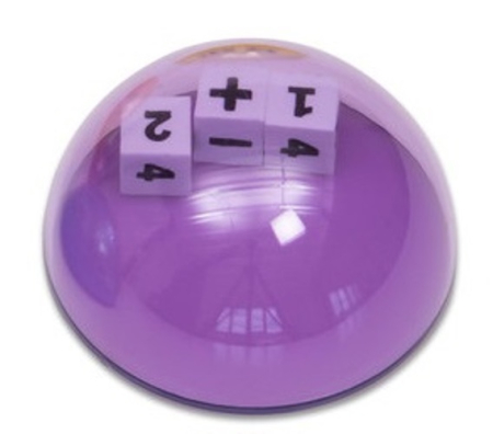 Jocuri matematice - Cupolă cu zaruri pentru activități matematice - Mov
