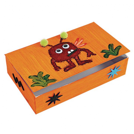 Cutie albă din carton gros pentru decorare [1]