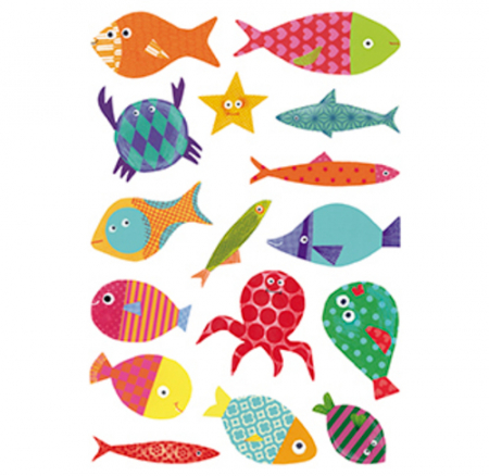 Cutie creativa cu stickere - Acvariu [2]