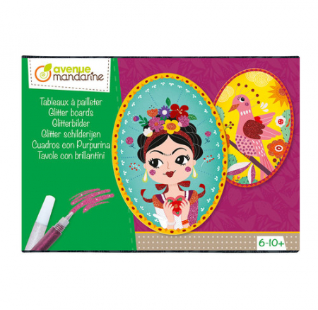 Seturi de creatie - Cutie creativa - Sa decoram cu sclipici