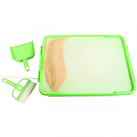 Stimulare tactila - Cutie luminoasa cu tava pentru nisip, 30 x 20 cm