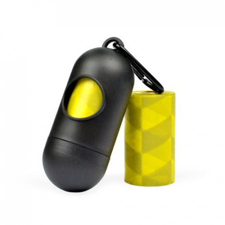 Catelul meu - Dispenser pungi igienice + 2 seturi de pungi pentru caine