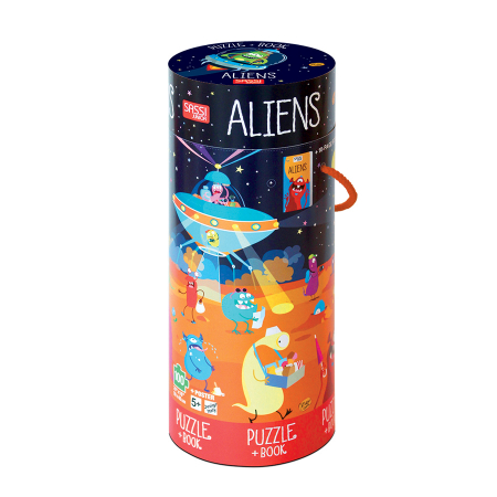 Extratereștri - Carte + puzzle uriaș [1]