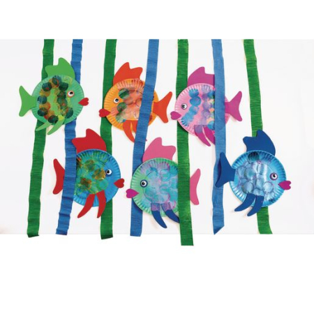 Fanioane din hârtie creponată - 6 buc [2]