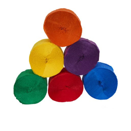 Fanioane din hârtie creponată - 6 buc [1]