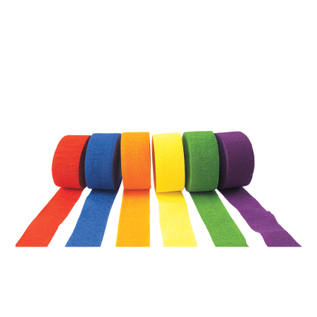 Birotica si rechizite - Fanioane din hârtie creponată - 6 buc