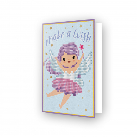 Tablouri diamonds - Felicitare cu diamante - Zână